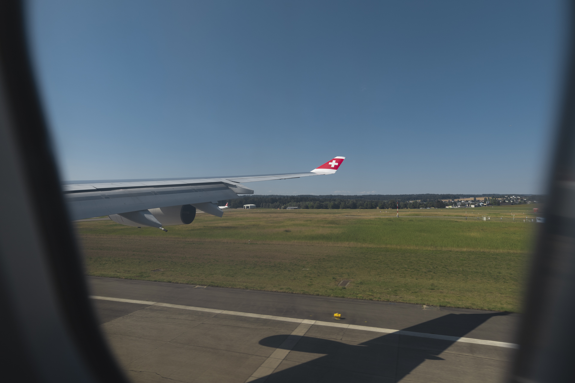 Landing on runway 14